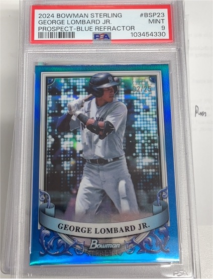 2024 Bowman Sterling #BSP-23 George Lombard Jr. — front