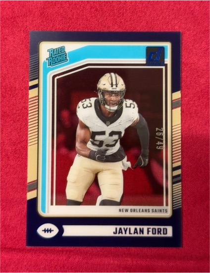 2024 Panini Clearly Donruss #92 Jaylan Ford — front