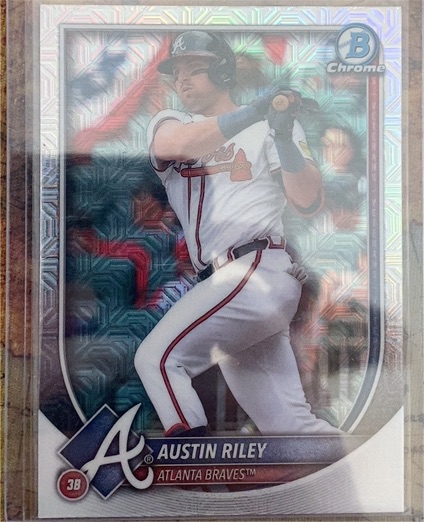 2025 Bowman Chrome #25 Austin Riley — front