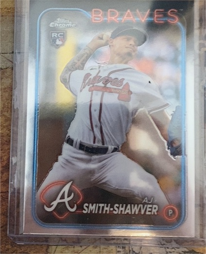 2024 Topps Chrome #19 AJ Smith-Shawver — front
