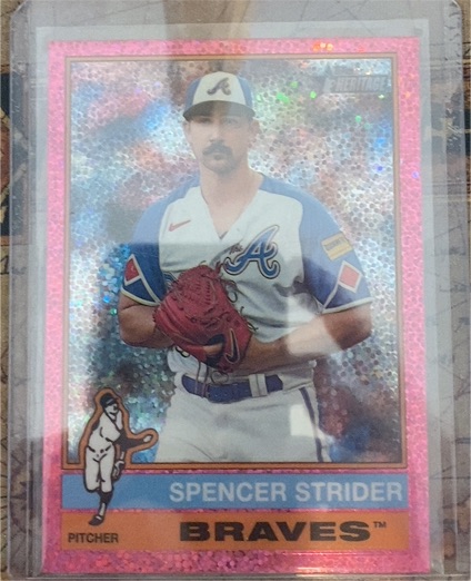 2025 Topps Heritage #435 Spencer Strider — front