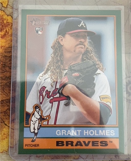 2025 Topps Heritage #22 Grant Holmes — front