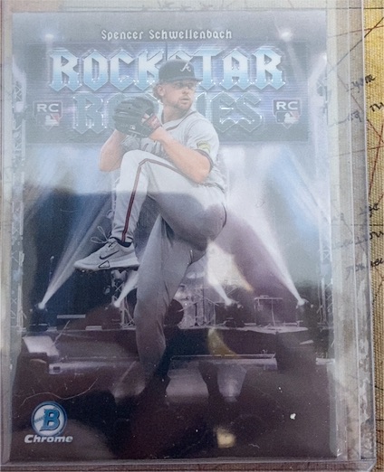 2025 Bowman Chrome #RR-19 Spencer Schwellenbach Rockstar Rookies — front