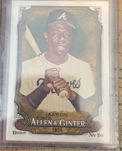 2024 Topps Allen & Ginter #140 Hank Aaron — front