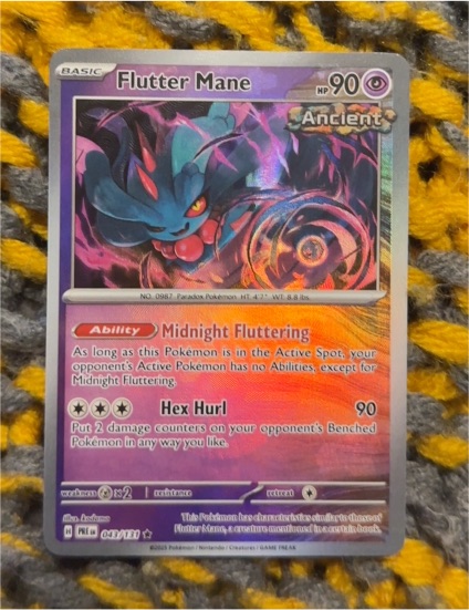 2023 Pokémon Scarlet & Violet SV05: Temporal Forces #078 Flutter Mane — front