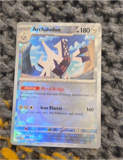 2025 Pokémon Prismatic Evolutions #070 Archaludon — front