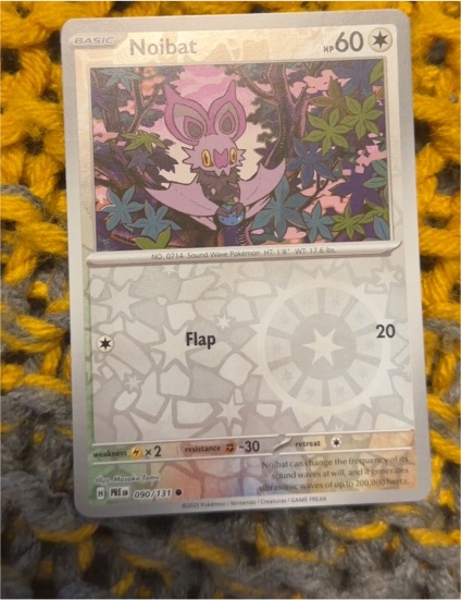 2023 Pokémon SV: Prismatic Evolutions #090 Noibat — front