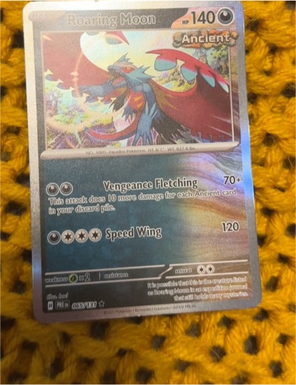 2025 Pokémon Prismatic Evolutions #065 Roaring Moon — front