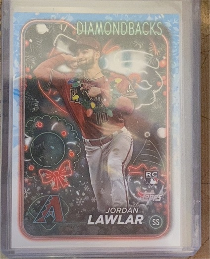 2024 Topps Holiday #H166 Jordan Lawlar — front