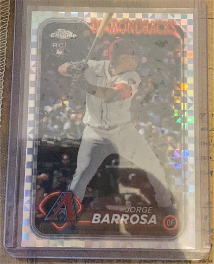 2024 Topps Chrome Update Series #USC163 Jorge Barrosa — front