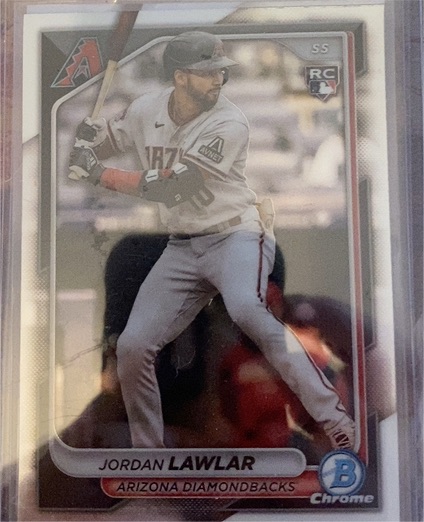 2024 Bowman Chrome #55 Jordan Lawlar — front