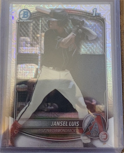 2025 Bowman Chrome #BCP-84 Jansel Luis — front