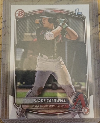 2025 Bowman #BP-21 Slade Caldwell — front