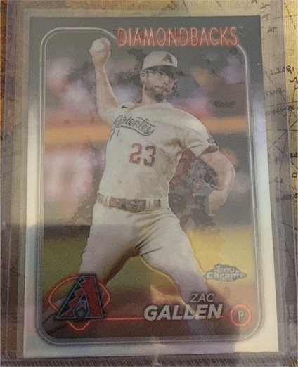 2024 Topps Chrome #147 Zac Gallen — front