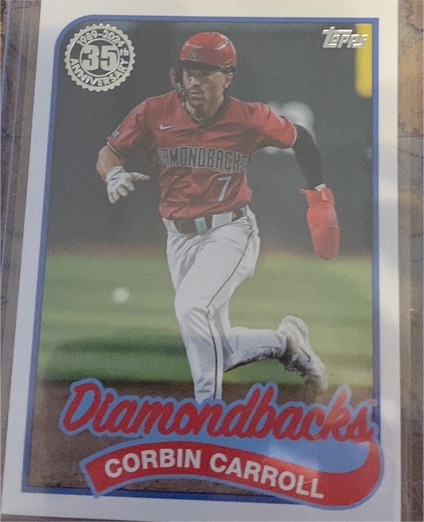 2024 Topps Update #89US-23 Corbin Carroll 1989 Topps 35th Anniversary — front