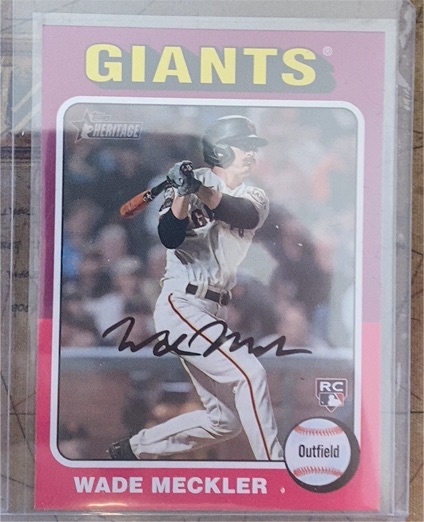 2024 Topps Heritage #179 Wade Meckler — front