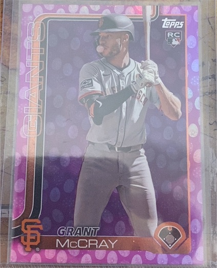2025 Topps Series 1 #213 Grant McCray — front