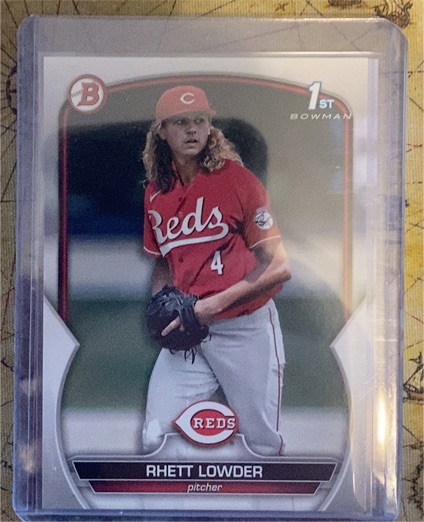 2023 Bowman Draft #BD-52 Rhett Lowder — front