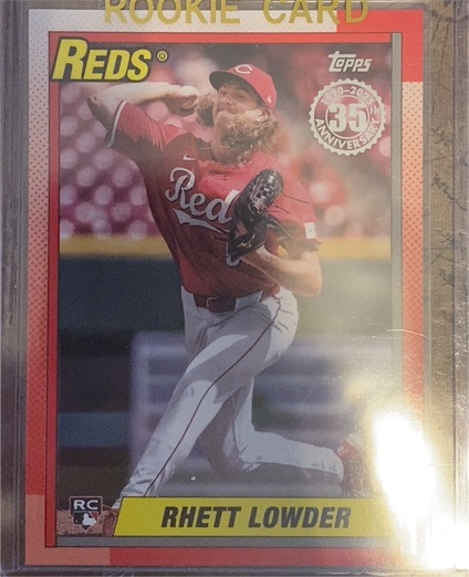 2025 Topps Series 1 #T90-91 Rhett Lowder — front
