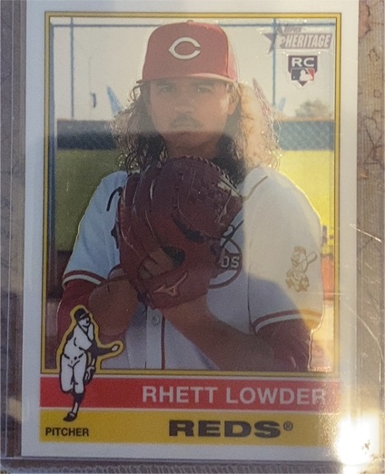 2025 Topps Heritage #181 Rhett Lowder — front