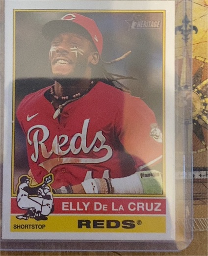 2025 Topps Heritage #263 Elly De La Cruz — front