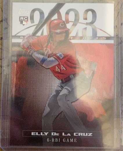 2024 Topps Series 1 2023 Greatest Hits #23GH-25 Elly De La Cruz — front
