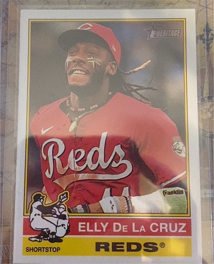 2025 Topps Heritage #263 Elly De La Cruz — front