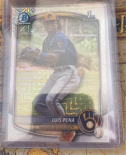 2025 Bowman Chrome Prospects #BCP-38 Luis Pena — front