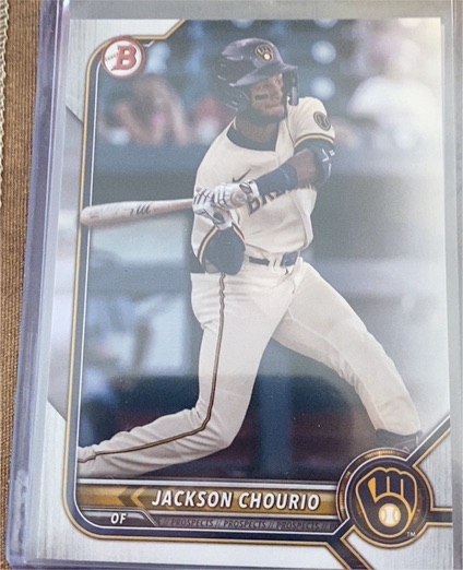 2022 Bowman Draft #BD-115 Jackson Chourio — front