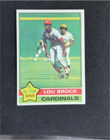 1976 Topps #10 Lou Brock — front