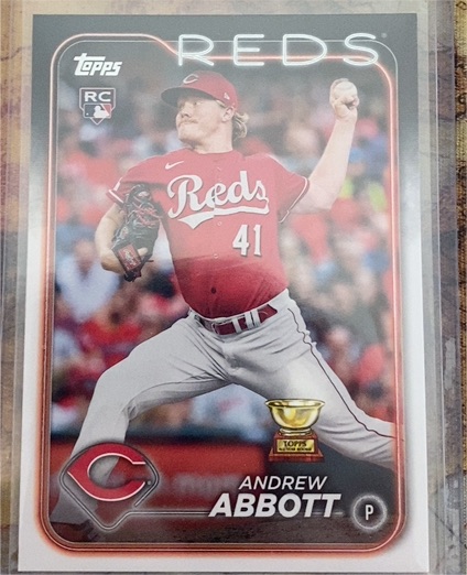2024 Topps Series 1 #214 Andrew Abbott — front