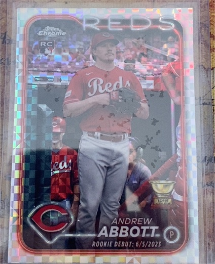 2024 Topps Chrome Update #USC34 Andrew Abbott — front