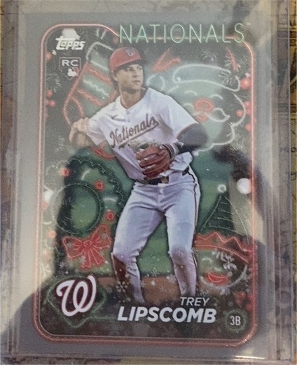 2024 Topps Holiday #H91 Trey Lipscomb — front