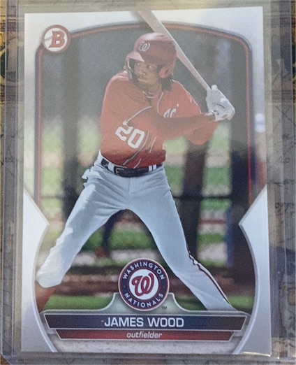 2023 Bowman Draft #BD-70 James Wood — front