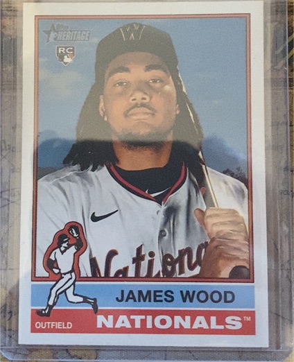 2025 Topps Heritage #231 James Wood — front