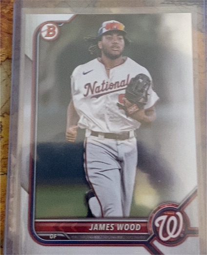 2022 Bowman Draft #BD-171 James Wood — front