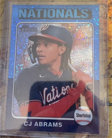 2024 Topps Heritage #446 CJ Abrams — front