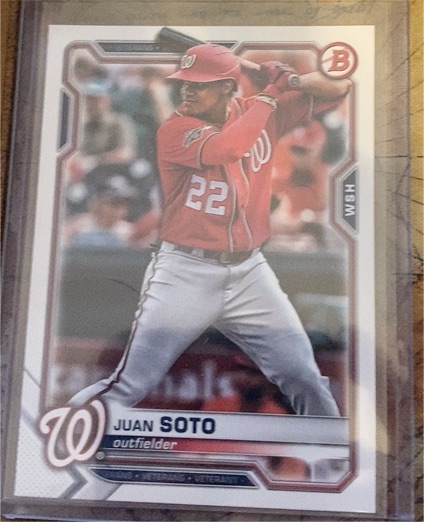 2021 Bowman #67 Juan Soto — front