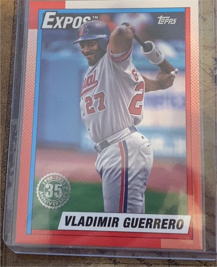 2025 Topps Series 1 1990 Topps #T90-48 Vladimir Guerrero — front