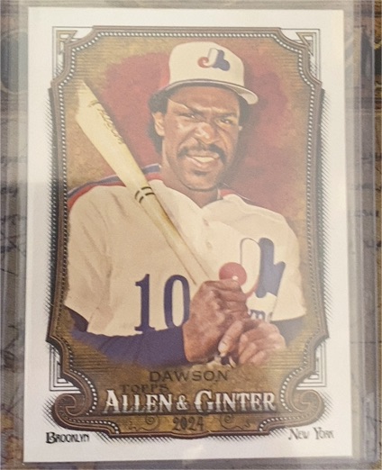 2024 Topps Allen & Ginter #242 Andre Dawson — front
