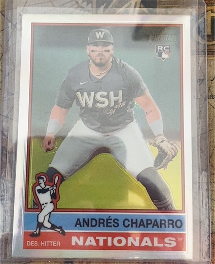 2025 Topps Heritage #418 Andrés Chaparro — front