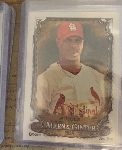 2024 Topps Allen & Ginter #150 Albert Pujols — front