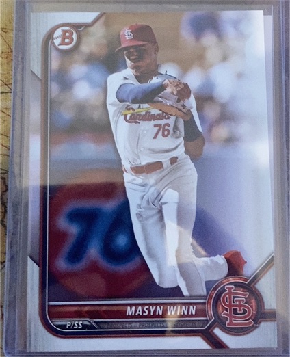 2022 Bowman Draft #BD-170 Masyn Winn — front