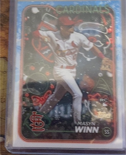 2024 Topps Holiday #H94 Masyn Winn — front