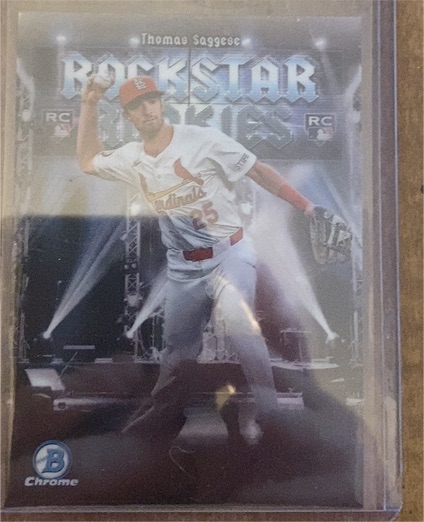 2025 Bowman Chrome #RR-17 Thomas Saggese — front