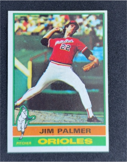 1976 Topps #450 Jim Palmer — front