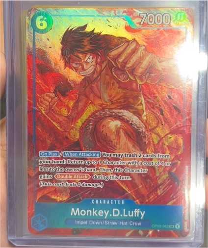 2023 One Piece Card Game OP02-062 Monkey.D.Luffy — front