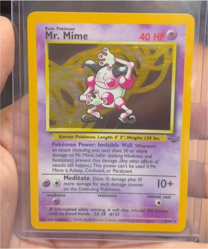 1999 Pokémon Jungle #6 Mr. Mime — front