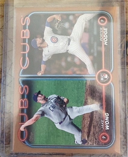 2024 Topps Update #US106 Porter Hodge / Jake Wong Rookie Combo — front