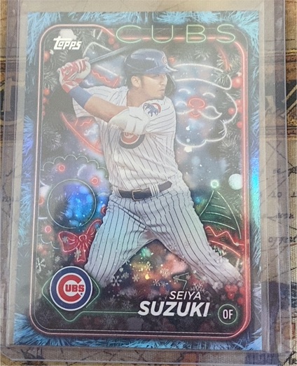 2024 Topps Holiday #H78 Seiya Suzuki — front